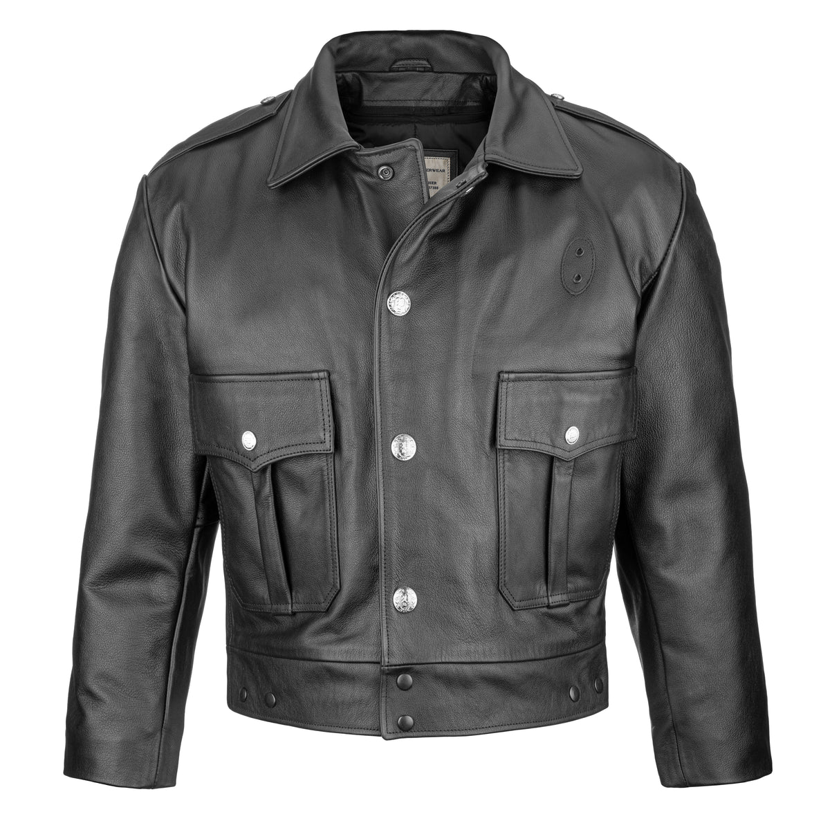 Milwaukee Cowhide Leather Classic Police Duty Jacket – Taylor's 