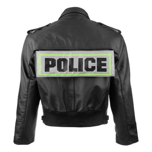 Atlanta Goatskin Leather Police Jacket