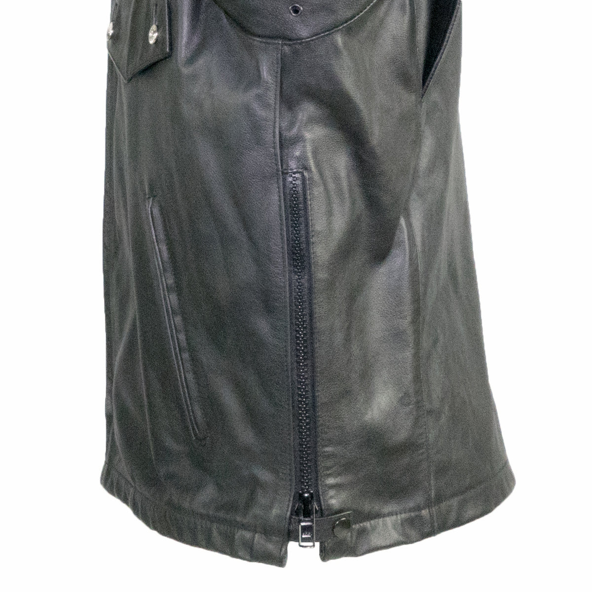Boston Cowhide Leather Mid Length Police Jacket – Taylor's Leatherwear, Inc.