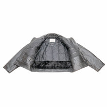 Load image into Gallery viewer, VINTAGE CHICAGO LEATHER POLICE JACKET INSIDE VIEW