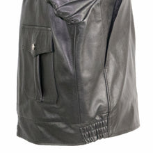 Load image into Gallery viewer, CHICAGO LEATHER POLICE COAT SIDE VIEW TAYLORS LEATHERWEAR