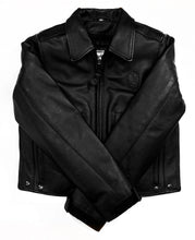 Load image into Gallery viewer, Indianapolis Women's Black Leather Police Jacket