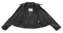 Load image into Gallery viewer, Indianapolis Women&#39;s Black Leather Police Jacket