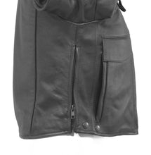 Load image into Gallery viewer, Indianapolis Women's Black Leather Police Jacket