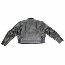Load image into Gallery viewer, DETROIT POLICE LEATHER MOTORCYCLE DUTY JACKET BACK VIEW
