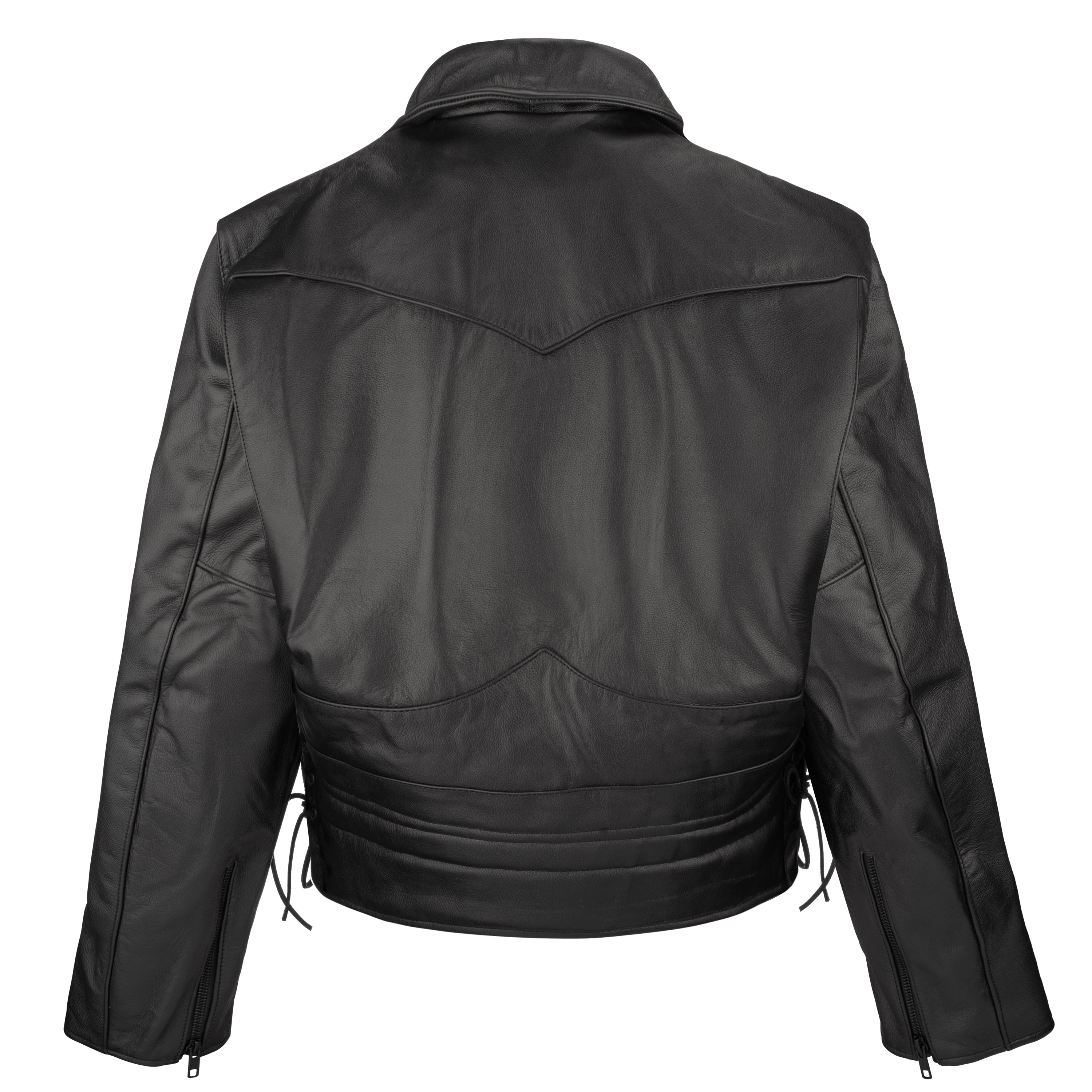 épine leather jacket Civilian Edition: Phoenix Cowhide Leather Motorcycle Jacket