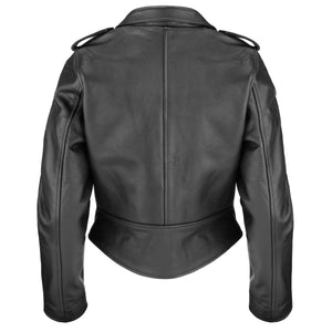 Alice Women's Black Cowhide Motorcycle Jacket