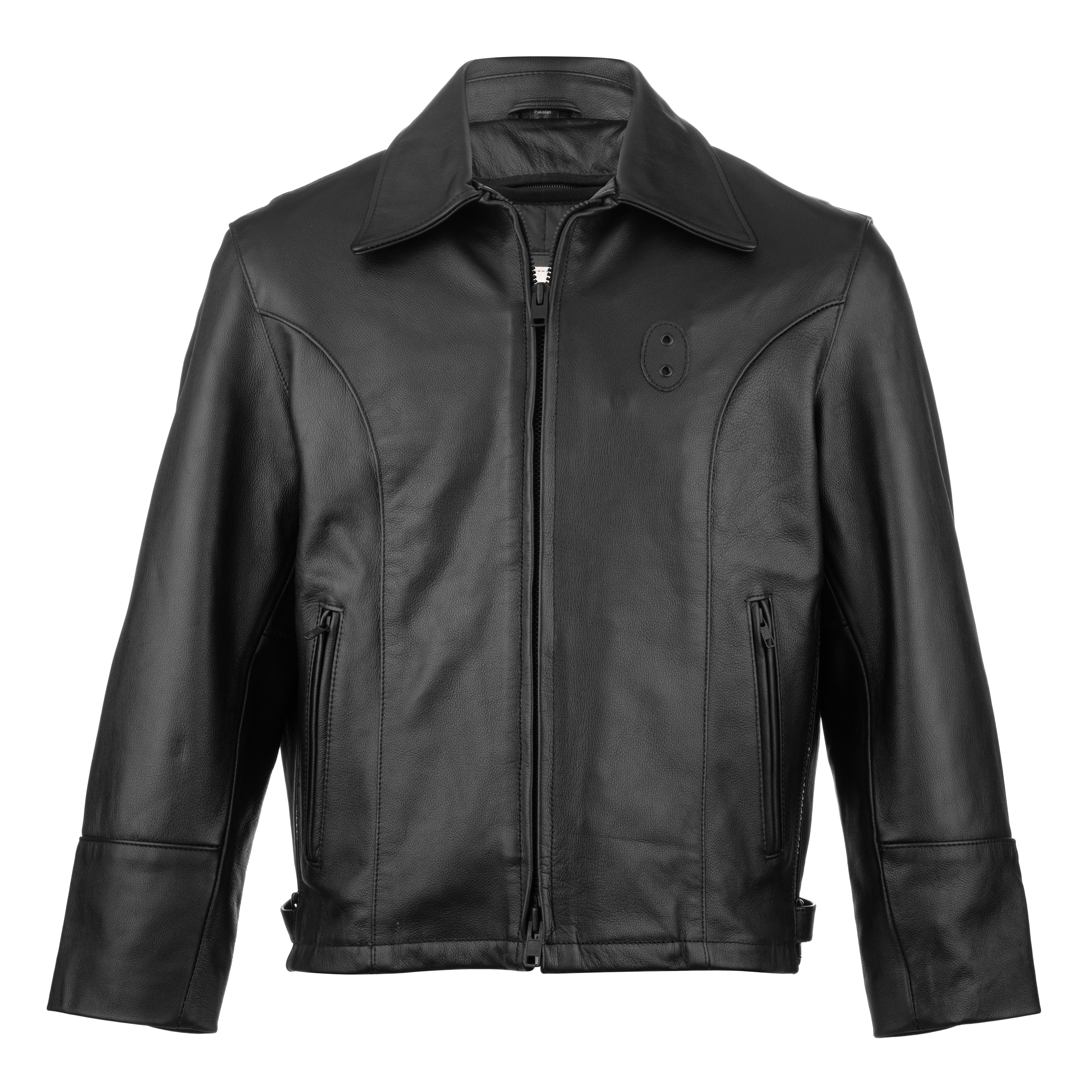 Buy HIGHLANDER Men Black Solid Leather Jacket - Jackets for Men 10721006