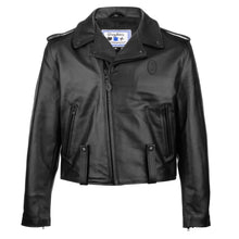 Load image into Gallery viewer, New Orleans Cowhide Leather Motorcycle Jacket