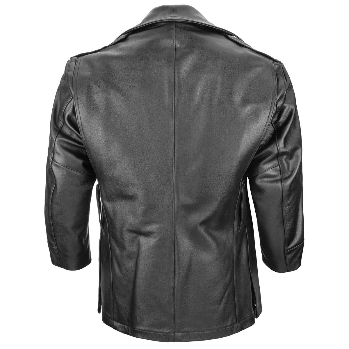 NYPD Cowhide Leather Long Jacket – Taylor's Leatherwear, Inc.