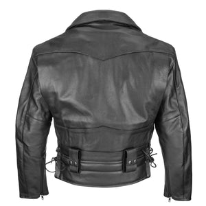 Phoenix Cowhide Leather Motorcycle Jacket