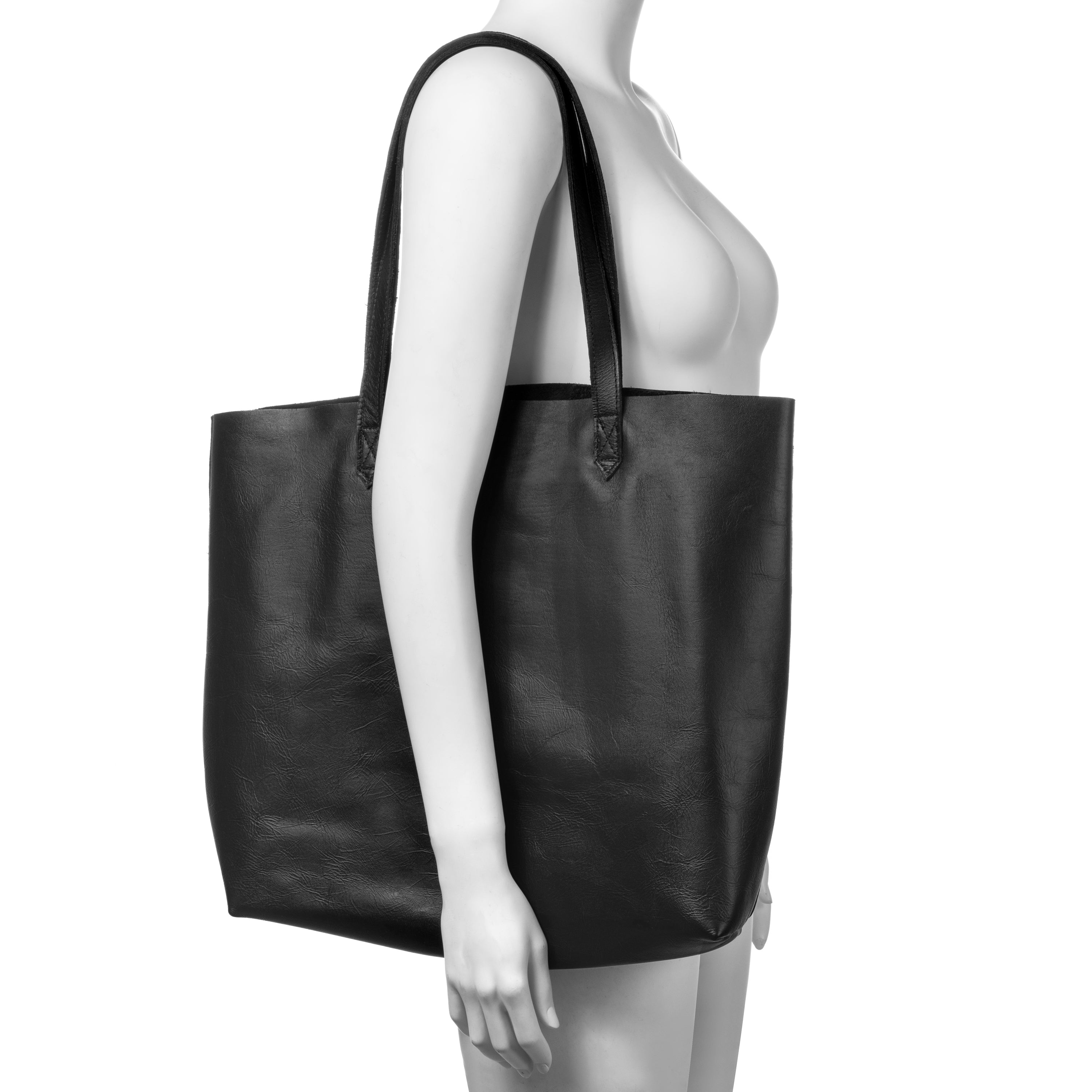 TOTE BAG IN HAMMERED LEATHER Woman Leather 2007351131603