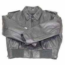 Load image into Gallery viewer, atlanta police leather jacket black goatskin taylors leather