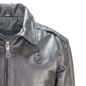 Indianapolis Cowhide Leather Police Jacket