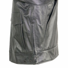 Load image into Gallery viewer, Indianapolis Black Cowhide Leather Police Jacket