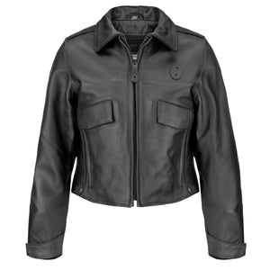 New! Women's Indianapolis Leather Police Jacket