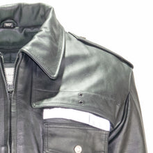 Load image into Gallery viewer, NEWARK POLICE REFLECTIVE LEATHER UNIFORM JACKET 