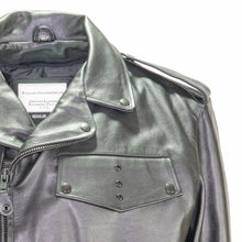Load image into Gallery viewer, DETROIT POLICE LEATHER MOTORCYCLE JACKET