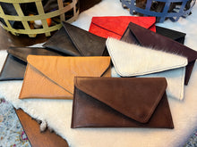 Load image into Gallery viewer, Leather Clutch Wallet Purse