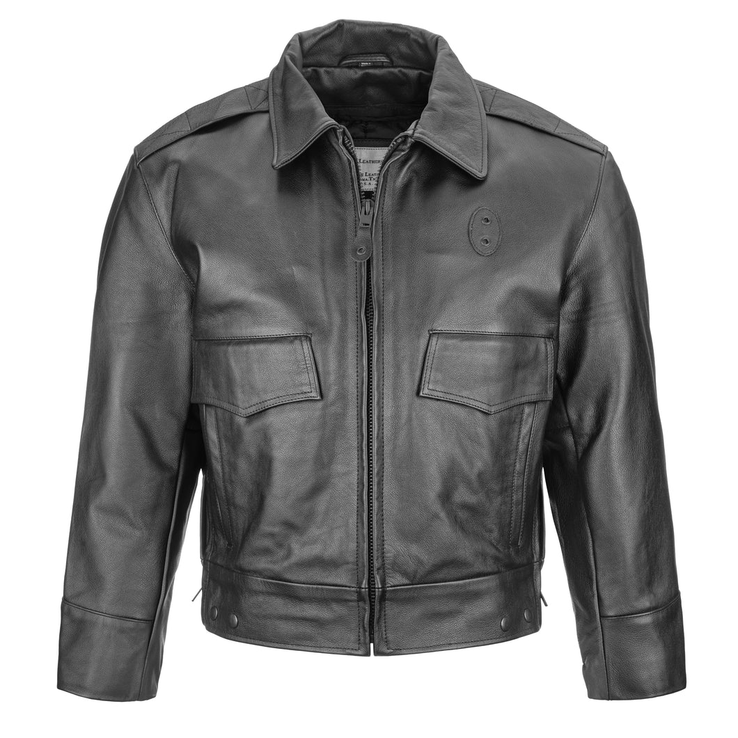 Indianapolis Philadelphia Police Leather Jacket