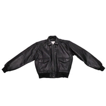 Load image into Gallery viewer, N143 Vintage Bomber Style Goatskin Leather Flight Jacket