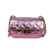 Load image into Gallery viewer, Italian Leather Quilted Handbag